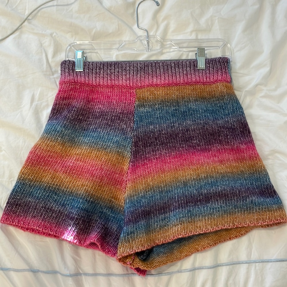 Something Navy Poppy Ombre Sweatershorts Medium